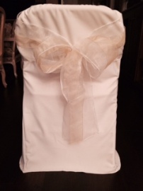 folding chair cover with bow